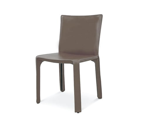 カッシーナ 白皮張りアームチェアー 一脚 カッシーナ 白皮張りアーム